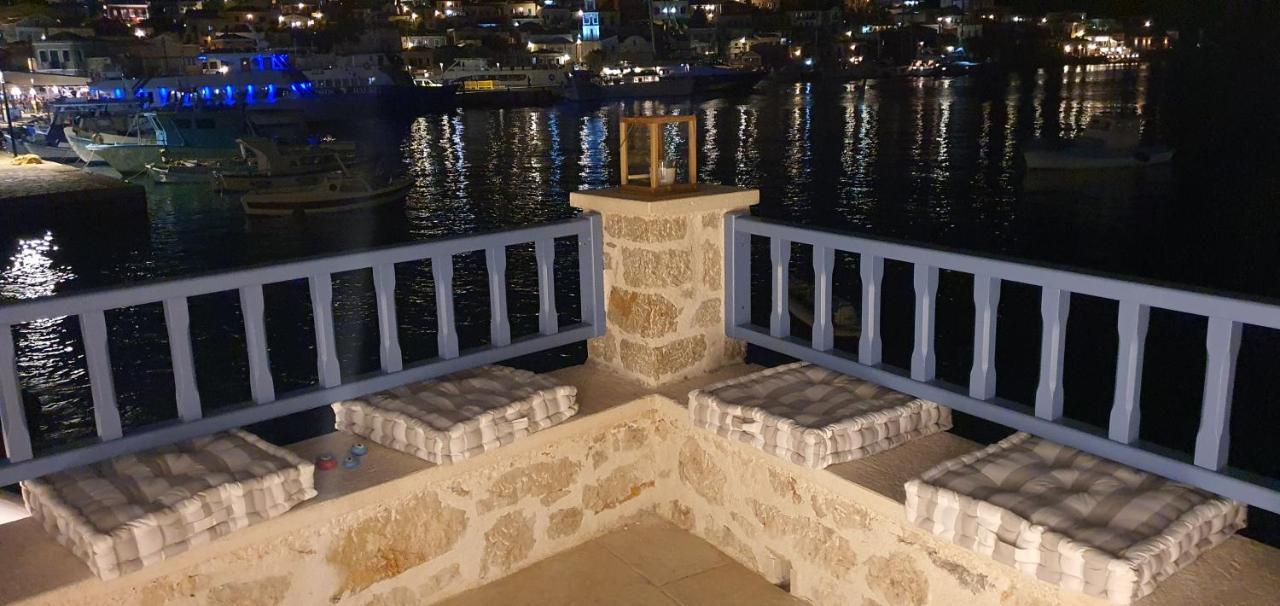 Halki Sea Breeze - A Waterfront Villa Chalki Town Exterior foto