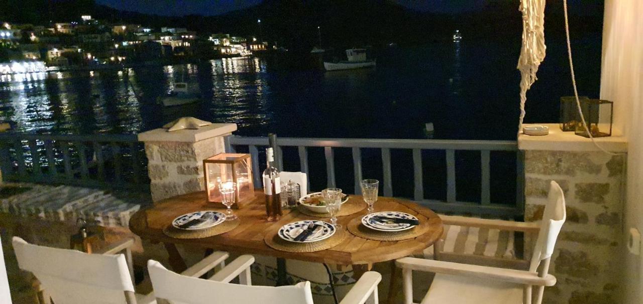 Halki Sea Breeze - A Waterfront Villa Chalki Town Exterior foto